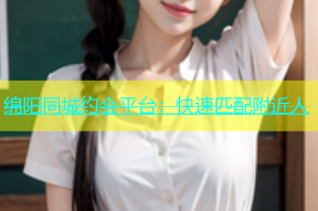 绵阳同城约会平台：快速匹配附近人