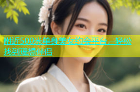 附近500米单身美女约会平台，轻松找到理想伴侣