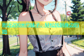 附近200米约妹子，轻松找到身边的她