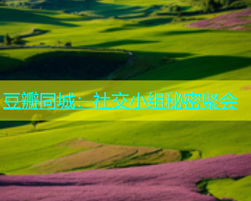 豆瓣同城：社交小组秘密聚会  第1张
